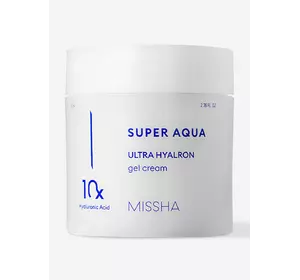 Гель-крем для лица с гиалуроновой кислотой Missha Super Aqua Ultra Hyalron Gel Cream 70 мл (8809747928705) Гель-крем для лица с гиалуроновой кислотой Missha Super Aqua Ultra Hyalron Gel Cream 70 мл (8809747928705)