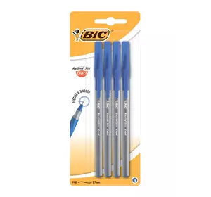 Ручки шариковые BIC Round Stic Exact 4шт Синяя (3086123408067) Ручки шариковые BIC Round Stic Exact 4шт Синяя (3086123408067)