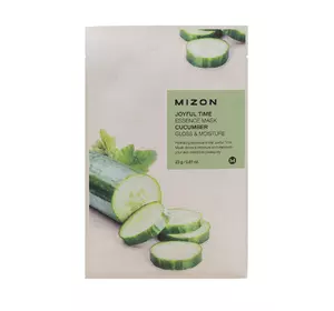 Маска для лица с экстрактом огурца Mizon Joyful Time Essence Mask Cucumber 23 г (8809663752316) Маска для лица с экстрактом огурца Mizon Joyful Time Essence Mask Cucumber 23 г (8809663752316)