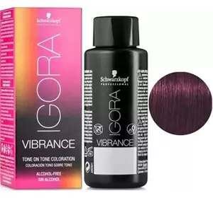 Краска для волос Schwarzkopf Igora Vibrance 6-99 Темный интенсивный фиолетовый 60 мл (7702045561449)