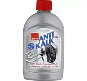 Средство для удаления известкового налета в стиральных машинах Sano Anti Kalk For Washing Machines 500 мл (7290010935260) Средство для удаления известкового налета в стиральных машинах Sano Anti Kalk For Washing Machines 500 мл (7290010935260)