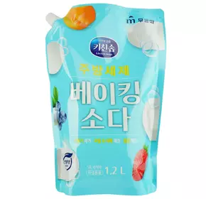 Средство Mukunghwa kitchen soap dishwashing liquid с пищевой содой 1,2 л (8801173602990) Средство Mukunghwa kitchen soap dishwashing liquid с пищевой содой 1,2 л (8801173602990)
