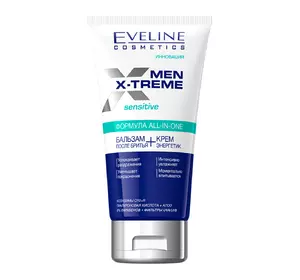 Бальзам после бритья + крем энергетик Eveline Men X-treme Sensitive 150 мл (5901761933130)