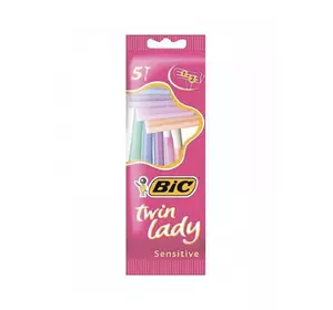 Набор бритв без сменных картриджей BIC Twin Lady (5 шт) (3086127500934) Набор бритв без сменных картриджей BIC Twin Lady (5 шт) (3086127500934)
