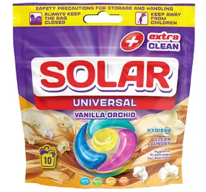 Капсулы для стирки Solar Universal Vanilla Orchid 10 шт (4820269930278) Капсулы для стирки Solar Universal Vanilla Orchid 10 шт (4820269930278)
