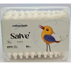 Ватные палочки Salve для детей 50 шт (5853954200614) Ватные палочки Salve для детей 50 шт (5853954200614)