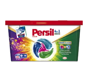 Диски для стирки Persil 4in1 Discs Color Deep Clean 13 шт (9000101800012) Диски для стирки Persil 4in1 Discs Color Deep Clean 13 шт (9000101800012)