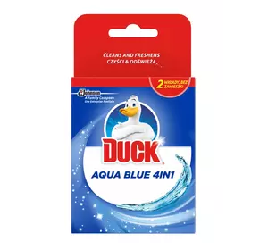 Подвесной блок для унитаза Duck Aqua 4 в 1 сменный Синий (5000204739039) Подвесной блок для унитаза Duck Aqua 4 в 1 сменный Синий (5000204739039)