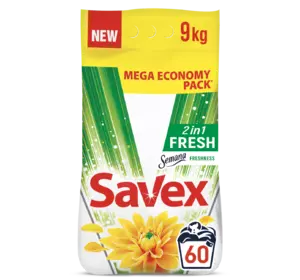 Стиральный порошок Savex 2in1 Fresh 9 кг (3800024045912) Стиральный порошок Savex 2in1 Fresh 9 кг (3800024045912)