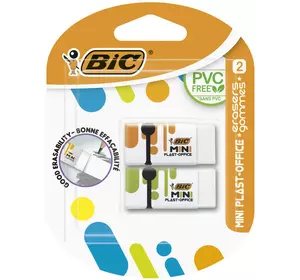 Комплект ластиков BIC Plast Office 2 шт (3086123388437) Комплект ластиков BIC Plast Office 2 шт (3086123388437)
