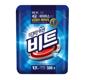 Порошок для ручной и автоматической стирки Lion Beat Pouch 500 гр (8806325602927) Порошок для ручной и автоматической стирки Lion Beat Pouch 500 гр (8806325602927)