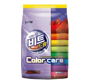 Порошок для стирки Lion Beat Drum Color 2.25 кг (8806325609339) Порошок для стирки Lion Beat Drum Color 2.25 кг (8806325609339)
