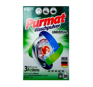 Порошок для стирки Purmat Universal 3 кг (4260418932225) Порошок для стирки Purmat Universal 3 кг (4260418932225)