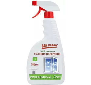 Средство San Clean Prof Line для мытья стеклянных поверхностей 750 мл (4820003544570) Средство San Clean Prof Line для мытья стеклянных поверхностей 750 мл (4820003544570)