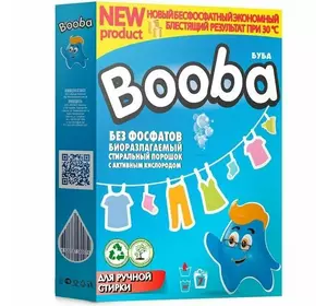 Стиральный порошок Booba Ручная стирка 350 г (4820187580074) Стиральный порошок Booba Ручная стирка 350 г (4820187580074)