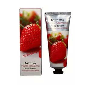 Крем для рук FarmStay Visible Difference Hand Cream Strawberry с клубникой 100 г (8809636280464) Крем для рук FarmStay Visible Difference Hand Cream Strawberry с клубникой 100 г (8809636280464)