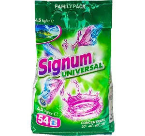 Порошок для стирки Signum Universal 4.5 кг (5900308778418) Порошок для стирки Signum Universal 4.5 кг (5900308778418)