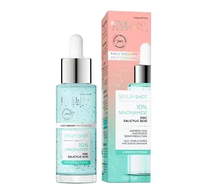 Сыворотка для лица Eveline Cosmetics Face Therapy Professional против несовершенства кожи с 10% ниацинамидом 30 мл (5903416039600) Сыворотка для лица Eveline Cosmetics Face Therapy Professional против несовершенства кожи с 10% ниацинамидом 30 мл (5903416039600)