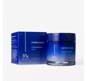 Крем для лица с гиалуроновой кислотой Missha Super Aqua Ultra Hyalron Cream 70 мл (8809747928699) Крем для лица с гиалуроновой кислотой Missha Super Aqua Ultra Hyalron Cream 70 мл (8809747928699)