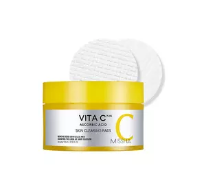 Очищающие диски с витамином С Missha Vita C Plus 60 шт (8809643535267) Очищающие диски с витамином С Missha Vita C Plus 60 шт (8809643535267)