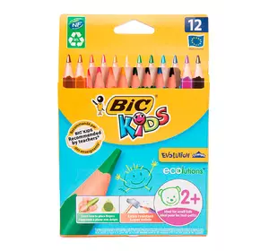 Карандаши цветные BIC Evolution 12 цветов (3086124001632)