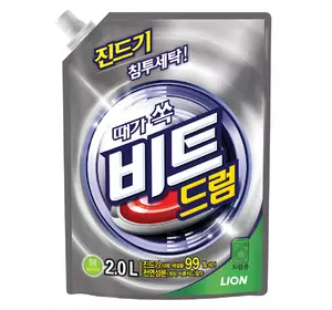 Жидкое концентрированное средство для стирки Lion Beat pouch 2.0 л (8806325605805) Жидкое концентрированное средство для стирки Lion Beat pouch 2.0 л (8806325605805)