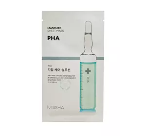 Маска-пилинг для лица Missha Mascure Peeling Solution Sheet Mask PHA 27 мл (8809581456563) Маска-пилинг для лица Missha Mascure Peeling Solution Sheet Mask PHA 27 мл (8809581456563)