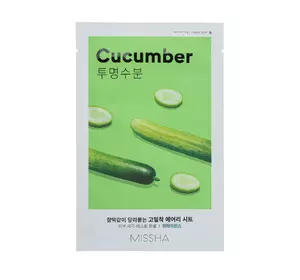 Маска для лица с экстрактом огурца Missha Airy Fit Sheet Mask Cucumber 19 г (8809581454712) Маска для лица с экстрактом огурца Missha Airy Fit Sheet Mask Cucumber 19 г (8809581454712)
