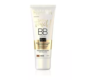 Многофункциональный тональный крем Eveline Satin Touch Bb Cream 8 В 1 №002 Beige с увлажняющей сывороткой 30 мл (5903416029144) Многофункциональный тональный крем Eveline Satin Touch Bb Cream 8 В 1 №002 Beige с увлажняющей сывороткой 30 мл (5903416029144)