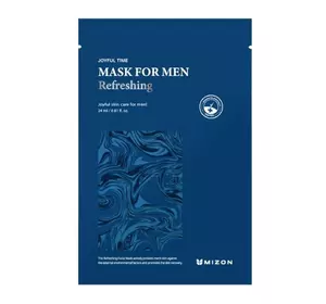Тканевая маска для мужчин Mizon Joyful Time Mask For Men Refreshing 24 мл (8809663754303) Тканевая маска для мужчин Mizon Joyful Time Mask For Men Refreshing 24 мл (8809663754303)