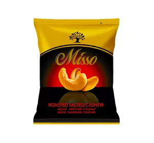 Ядра кешью Misso жареные с морской солью 75 г (4820232570166) Ядра кешью Misso жареные с морской солью 75 г (4820232570166)