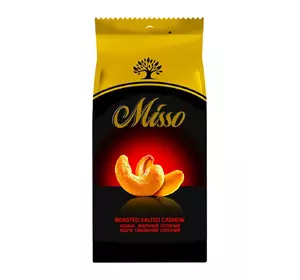 Ядра кешью Misso жареные с морской солью 150 г (4820146730113) Ядра кешью Misso жареные с морской солью 150 г (4820146730113)