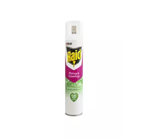 Аэрозоль от насекомых RAID BOTANICALS против летающих и ползающих насекомых 300 мл (5000204218886) Аэрозоль от насекомых RAID BOTANICALS против летающих и ползающих насекомых 300 мл (5000204218886)