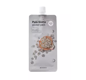 Ночная маска для лица Missha Pure Source Pocket Pack Pearl 10 мл (8806185781824) Ночная маска для лица Missha Pure Source Pocket Pack Pearl 10 мл (8806185781824)