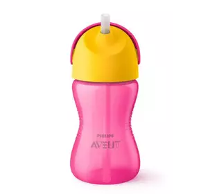 Чашка с трубочкой Philips Avent 12+ розовый с желтым 300 мл (8710103781998) Чашка с трубочкой Philips Avent 12+ розовый с желтым 300 мл (8710103781998)