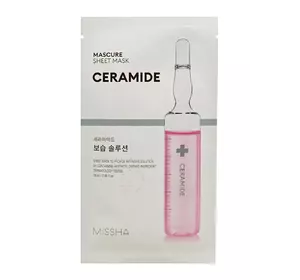 Маска для лица Missha Mascure Moisture Solution Sheet Mask Ceramide 27 мл (8809581456587) Маска для лица Missha Mascure Moisture Solution Sheet Mask Ceramide 27 мл (8809581456587)