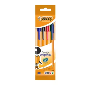 Набор шариковых ручек BIC Orange Разноцветный  4 шт (3086121601231)