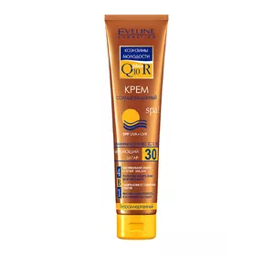 Крем солнцезащитный 4в1 Eveline Cosmetics Коэнзимы молодости Q10+R SPF 30 SPA 125 мл (5901964013592) Крем солнцезащитный 4в1 Eveline Cosmetics Коэнзимы молодости Q10+R SPF 30 SPA 125 мл (5901964013592)