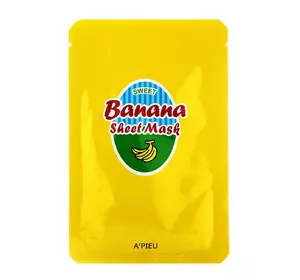Тканевая маска для лица A'pieu Banana Honey Sheet Mask 30 г (8806185729581) Тканевая маска для лица A'pieu Banana Honey Sheet Mask 30 г (8806185729581)