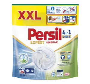 Диски для стирки Persil 4in1 Discs Expert Sensitive Deep Clean 34 шт (9000101801804)
