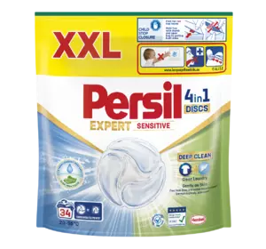 Диски для стирки Persil 4in1 Discs Expert Sensitive Deep Clean 34 шт (9000101801804) Диски для стирки Persil 4in1 Discs Expert Sensitive Deep Clean 34 шт (9000101801804)