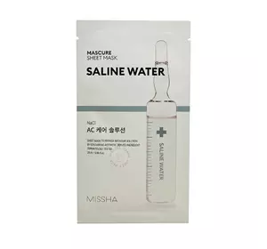 Увлажняющая маска для лица Missha Mascure AC Care Solution Sheet Mask Saline Water 27 мл (8809581456570) Увлажняющая маска для лица Missha Mascure AC Care Solution Sheet Mask Saline Water 27 мл (8809581456570)