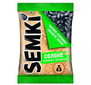 Семена подсолнечника Semki жареные соленые 80 г (4820237810083) Семена подсолнечника Semki жареные соленые 80 г (4820237810083)