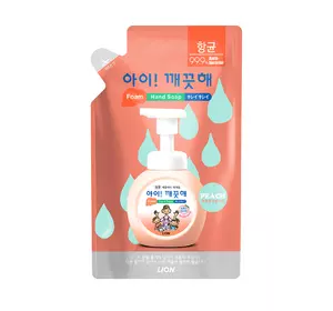 Мыло пенное для рук Lion Ai kekute refill Персик, 200 мл (8806325613381) Мыло пенное для рук Lion Ai kekute refill Персик, 200 мл (8806325613381)