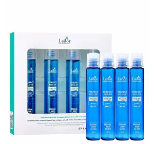 Филлеры для восстановления волос Lador Perfect Hair Fill-Up, 4 шт по 13 мл (8809500816683) Филлеры для восстановления волос Lador Perfect Hair Fill-Up, 4 шт по 13 мл (8809500816683)