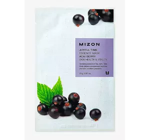 Увлажняющая тканевая маска с экстрактом ягод асаи Mizon Joyful Time Essence Mask Acai Berry 23 г (8809663752408) Увлажняющая тканевая маска с экстрактом ягод асаи Mizon Joyful Time Essence Mask Acai Berry 23 г (8809663752408)