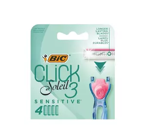 Сменные картриджи BIC Miss Soleil Click Sensitive  для бритья женские 4 шт (3086123644915)
