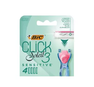 Сменные картриджи BIC Miss Soleil Click Sensitive  для бритья женские 4 шт (3086123644915) Сменные картриджи BIC Miss Soleil Click Sensitive  для бритья женские 4 шт (3086123644915)