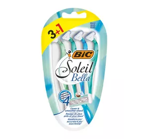 Набор бритв без сменных картриджей BIC Soleil Bella (3 + 1 шт) (3086123220546)