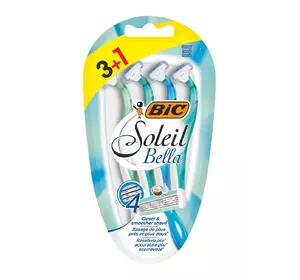 Набор бритв без сменных картриджей BIC Soleil Bella (3 + 1 шт) (3086123220546) Набор бритв без сменных картриджей BIC Soleil Bella (3 + 1 шт) (3086123220546)